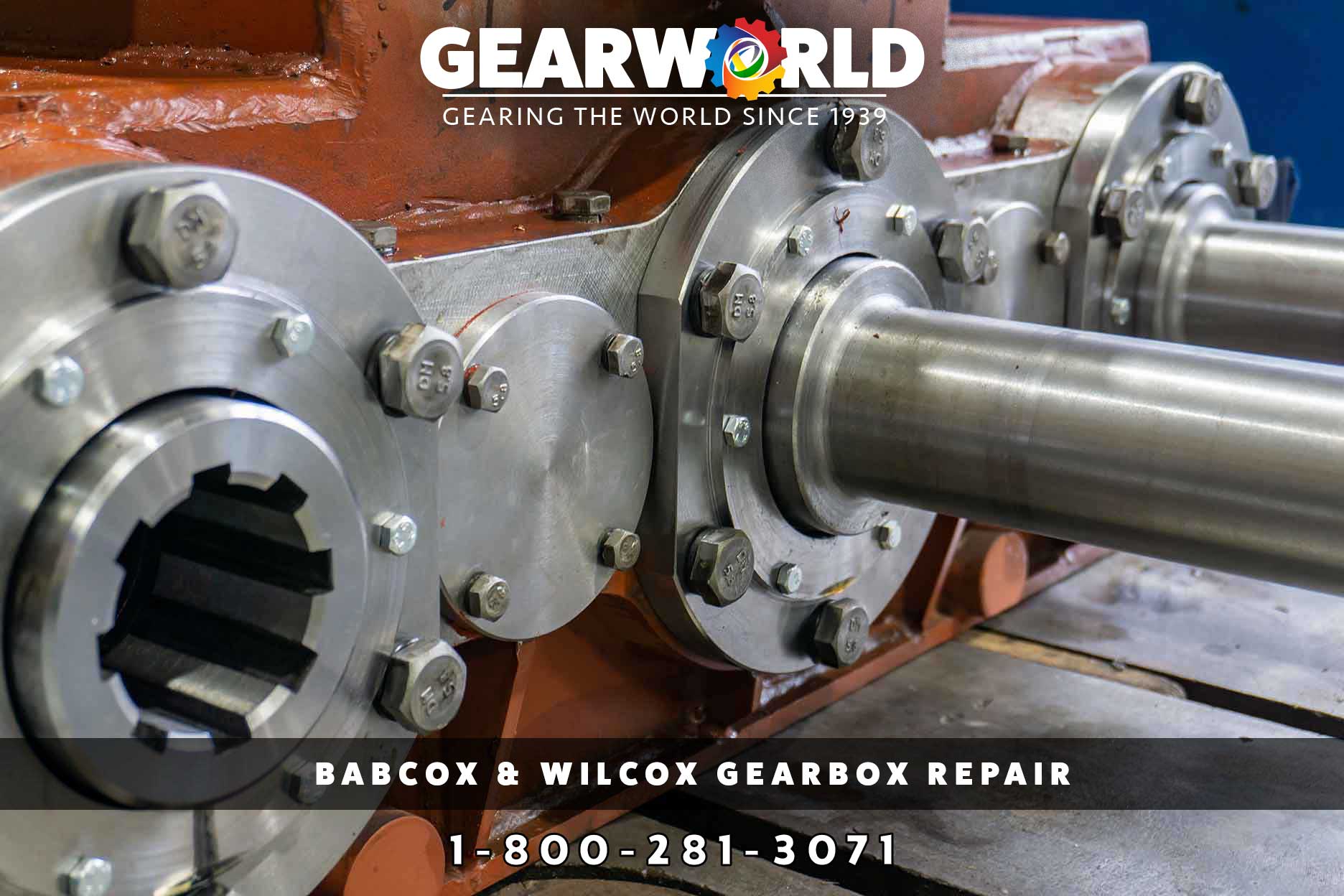 Babcox and Wilcox Gearbox Repair